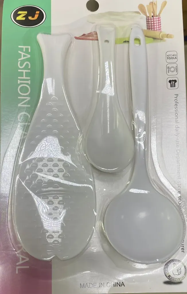3 in 1 plastic dinnerware set(moq 10)