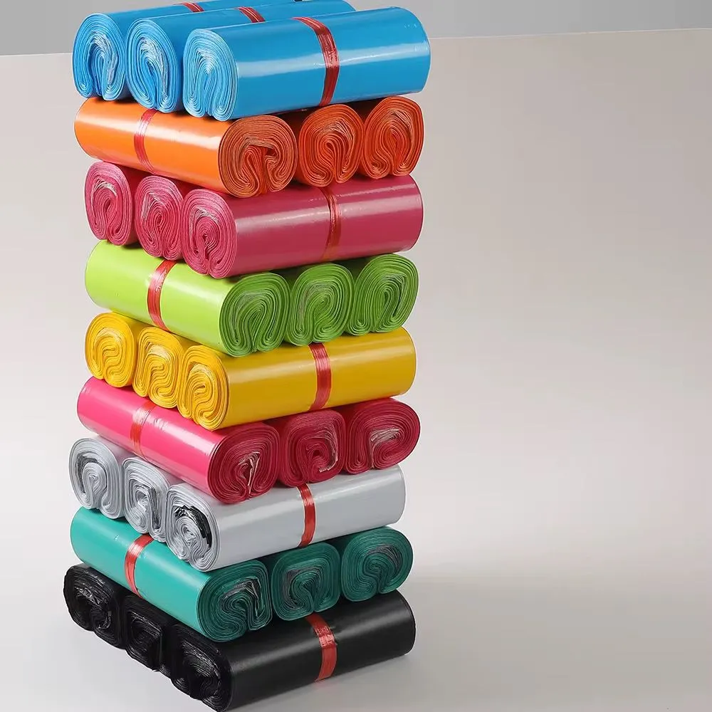 Polymailer – Multiple Sizes & Colors 100 pieces (17x30 cm, White)