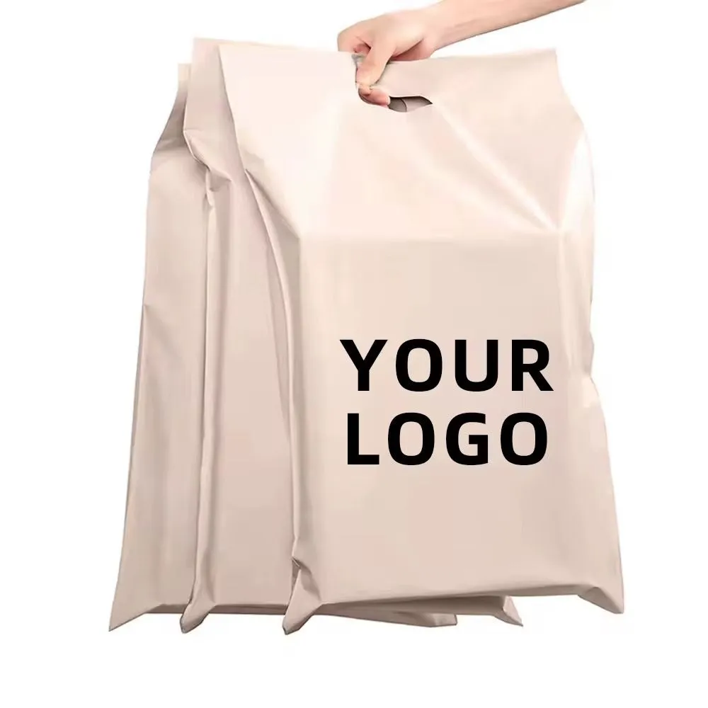 Polymailer with Handles – 100pcs per Roll (26x38 cm, White)