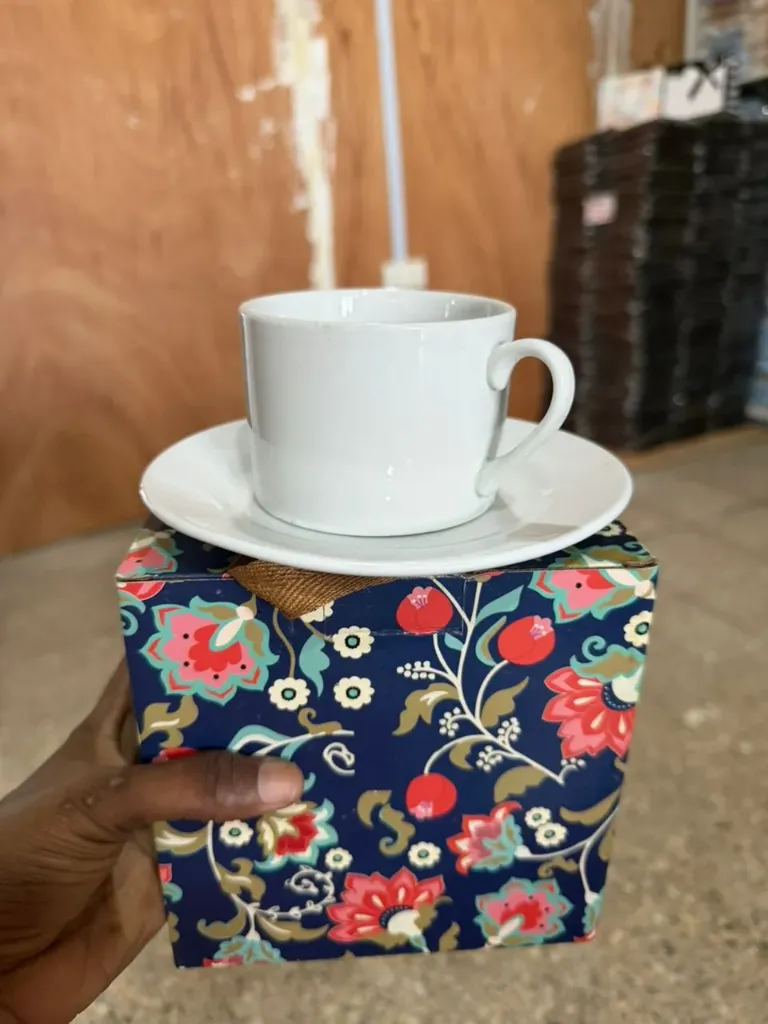 Cup and Saucer in Box(moq 10)